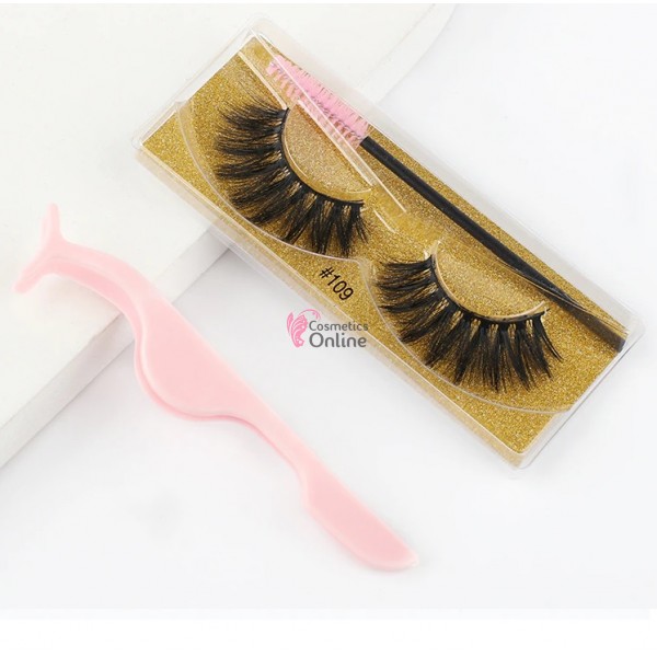 Gene false Amelie 3D tip banda de 1 pereche cod Kt009 + Accesorii